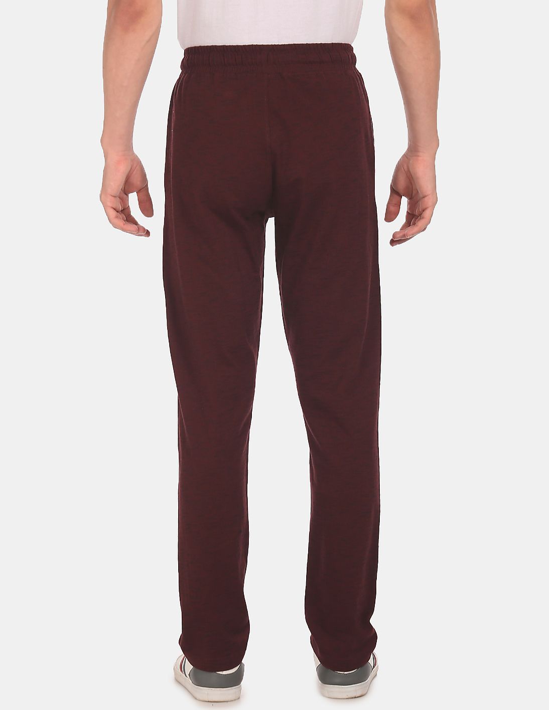 Indian Needle Men's Maroon Cotton Checked Track Pants – Jompers
